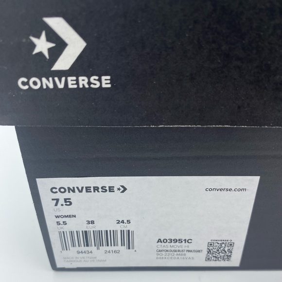 Converse Chuck Taylor All Star Move Platform High 'Daisy Cord' Sneakers - Picture 10 of 10